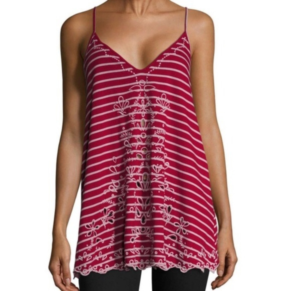 ✌️ Free People Raspberry Tank ✌️ XS 💋 NWT - Picture 3 of 4